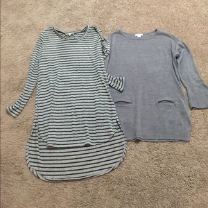 2 long sleeve shirt set